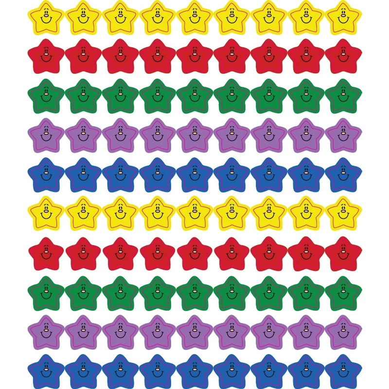 Smiling Stars Chart Seals