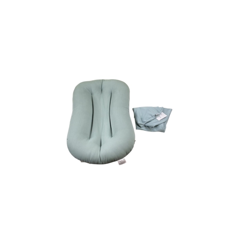 Snuggle Me Organic Sensory Infant Lounger with Cover, Slate, Skye