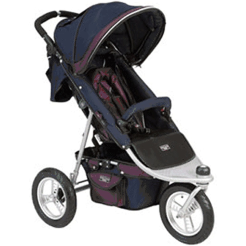 Valco Runabout Tri Mode Single Jogging Stroller in Plum