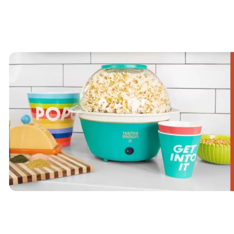 16oz Metal Popcorn Maker Green – Tabitha Brown