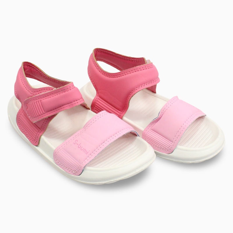 Girls Leather Sandals  Fuchsia