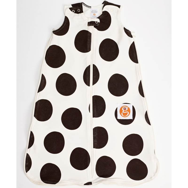Gunamuna Gunapod Printed Dot Sleep Bag – Chocolate – Large