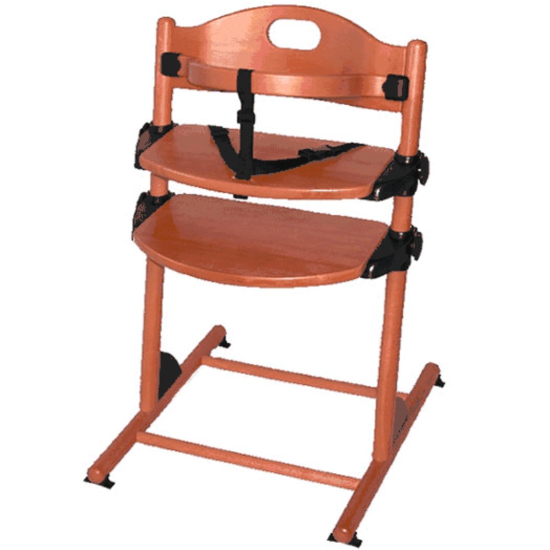 Kettler Junior High Chair in Mahogony Finish