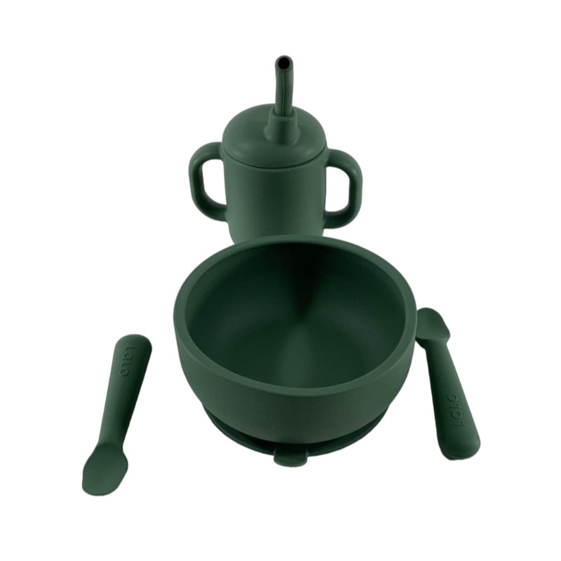 Lalo First Bites Starter Kit, Olive