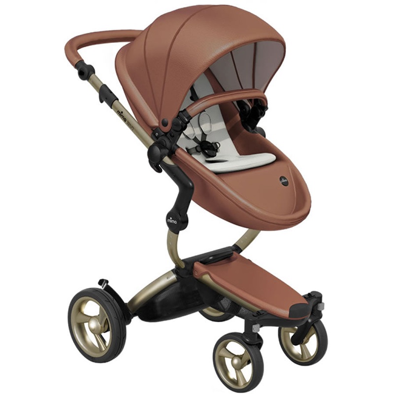 Mima Xari Complete Stroller, Gold – Camel / Stone White