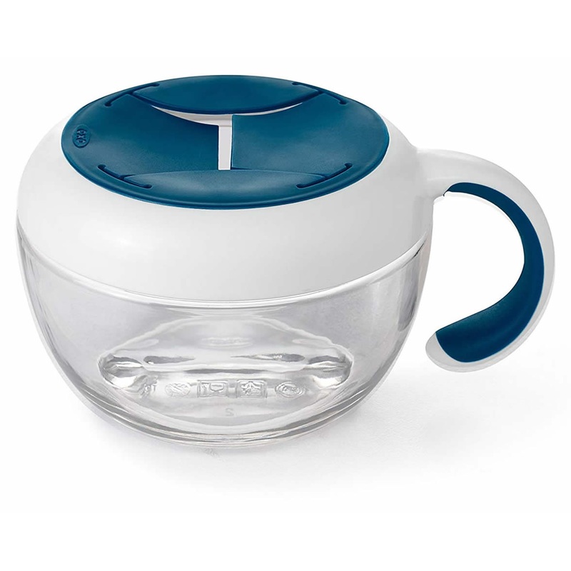 OXO Tot Flippy Snack Cup With Travel Cover – Navy