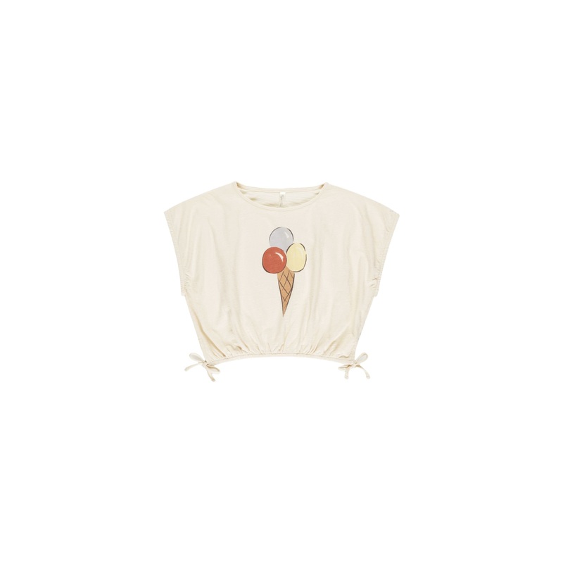 Rylee + Cru Cropped Cinched Tee