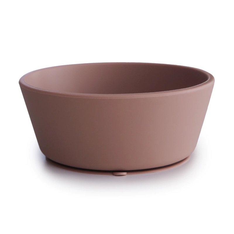 Silicone Suction Bowl – Cloudy Mauve