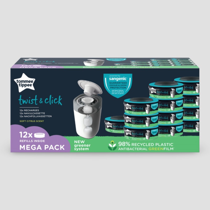 Tommee Tippee Sangenic Refill Cassette ‘Twist & Click’- 12 Pcs.
