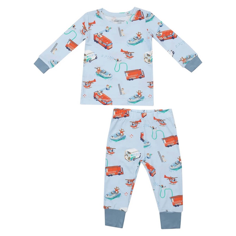 ADR Long-Sleeve Pajama Set Rescue Vehicle Dogs