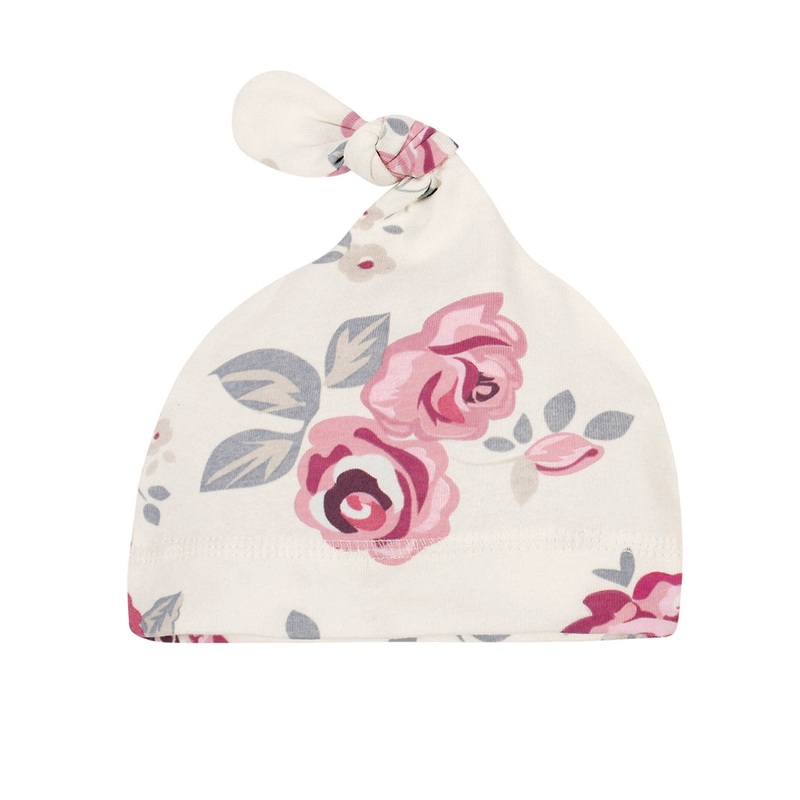 Baby Girls Pink Roses Cap