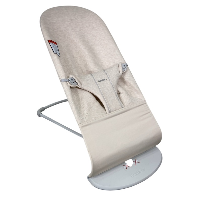 BabyBjorn Bouncer Bliss, Light Gray 3D Jersey, Light Gray Frame