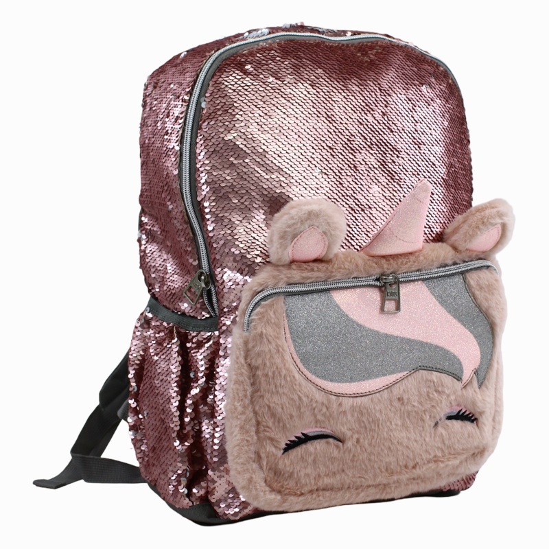 Cubs Matt Pink Sequin & Fur Unicorn