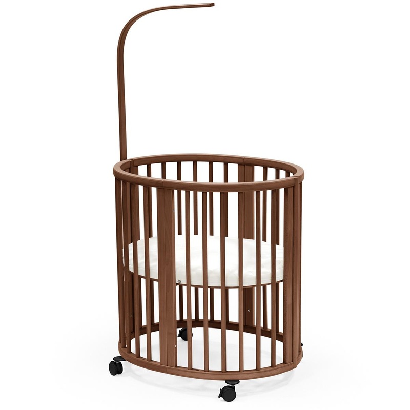Stokke Sleepi Mini Crib Bundle with Mattress V3 – Warm Brown
