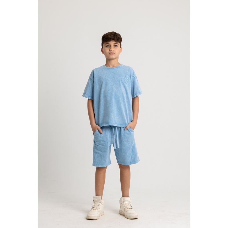 Unisex “Go Play More” Outfit Set  Baby Blue
