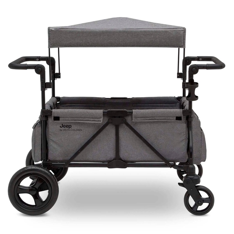 Wrangler Stroller Wagon with Car Seat Adapter – Gray
