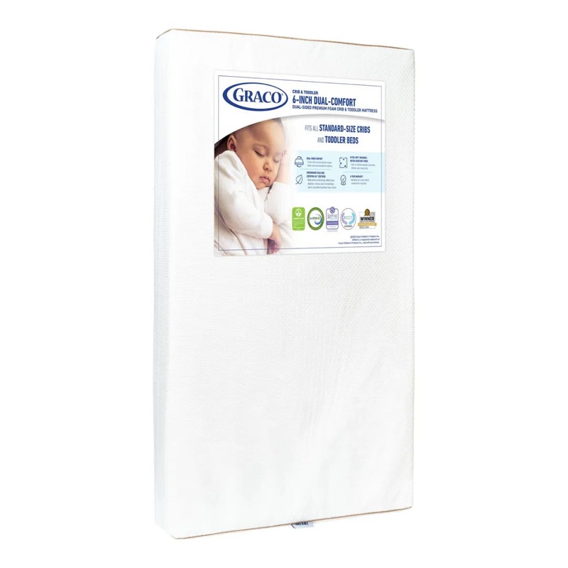 6 Dual-Comfort Baby Crib and Toddler Mattress
