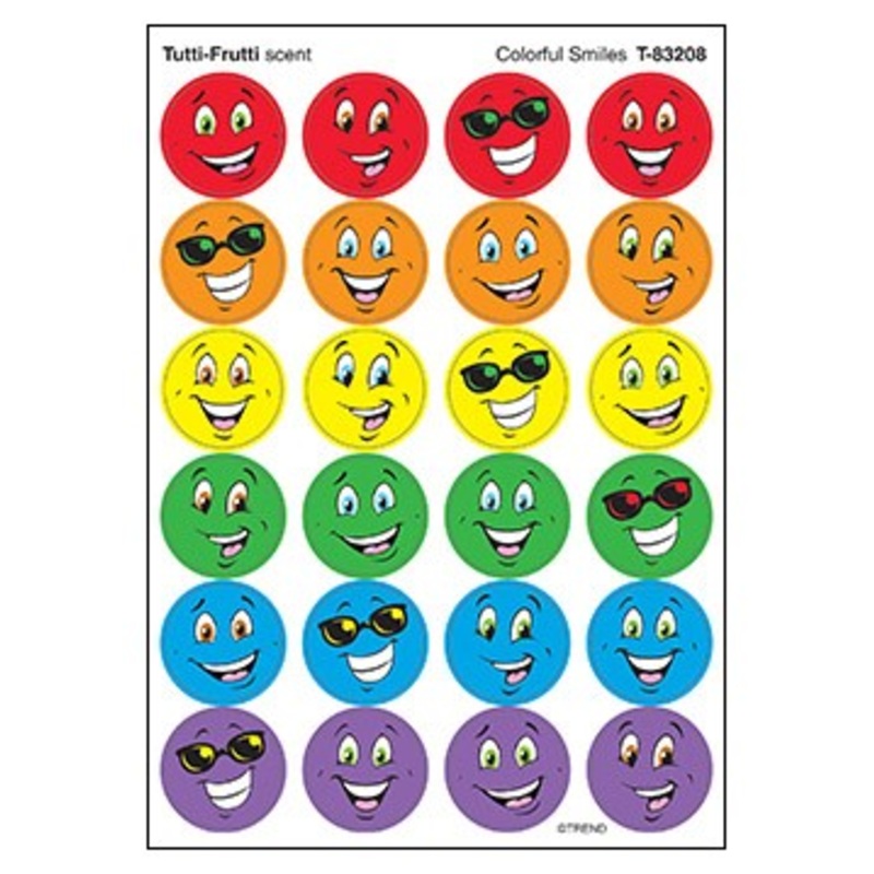 Colorful Smiles Stinky Stickers