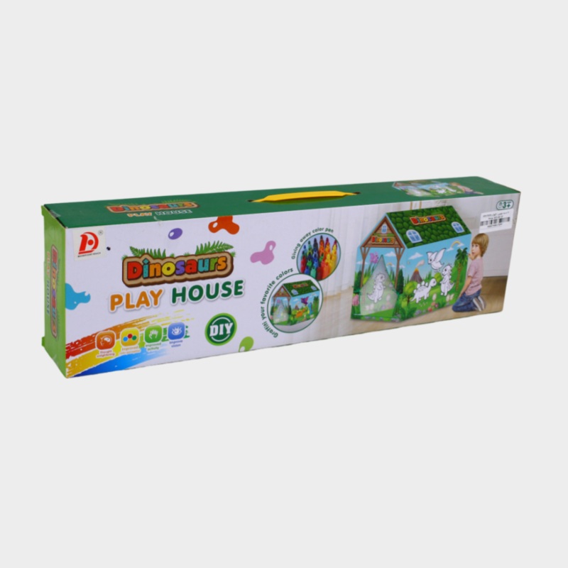 Dinosaur DIY Coloring Play Tent  Creative Fun for Kids