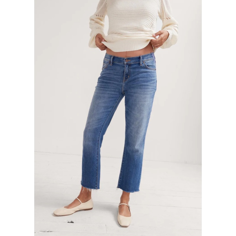 HATCH Collection The Crop Maternity Jean