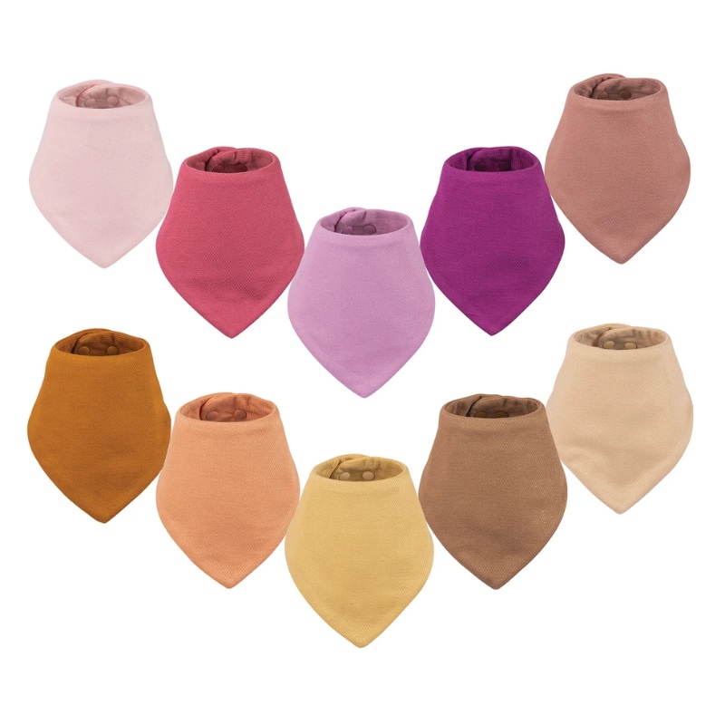 Kaffle Bandana Bibs – 10 Pack