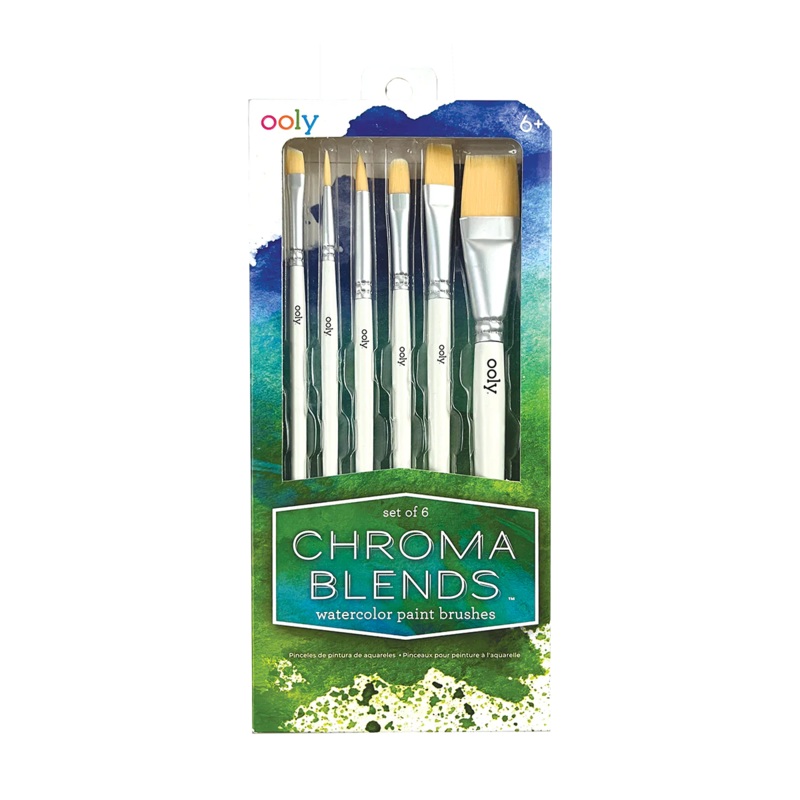 Ooly Chroma Blends Watercolor Paint Brushes
