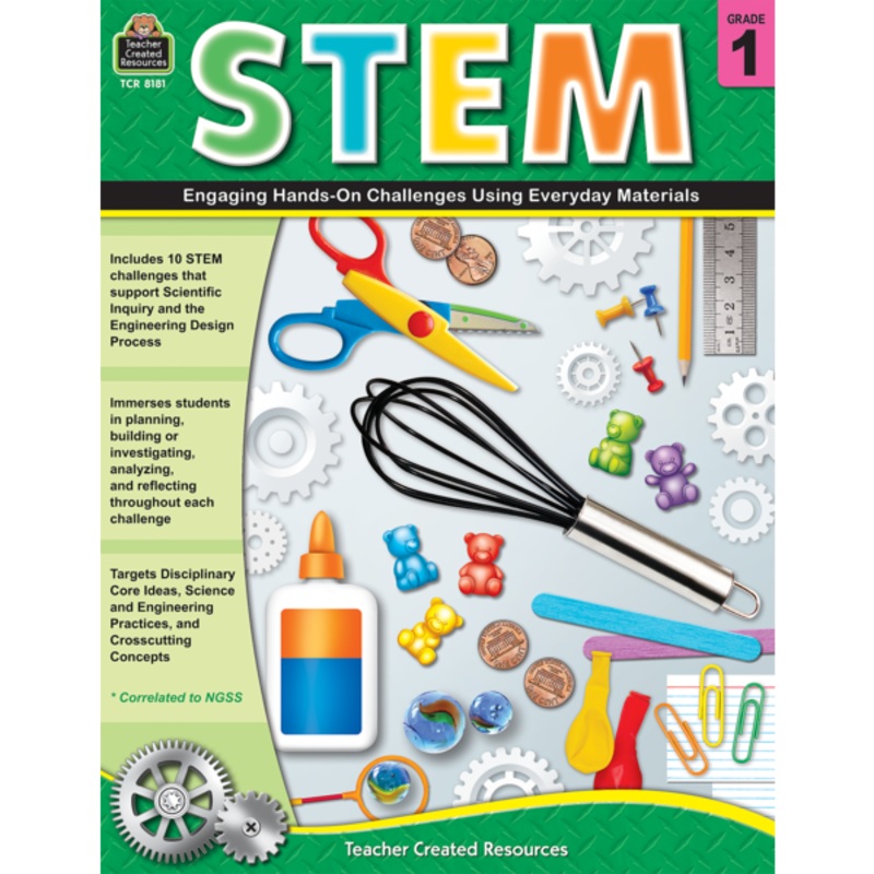 STEM: Engaging Hands-On Challenges Using Everyday Materials Grade 1