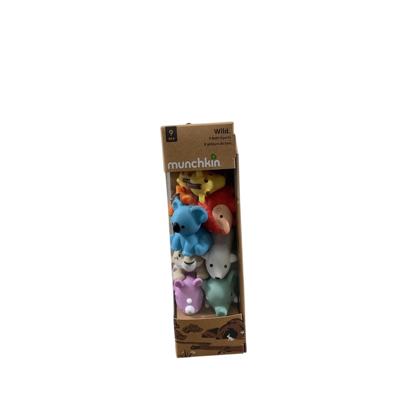Munchkin Squirts Bath Toy 8 Pack, Wild