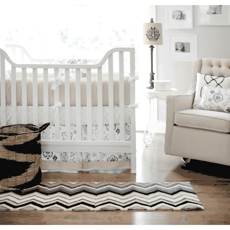 New Arrivals Penelope in Wheat 3 Piece Baby Crib Bedding Set