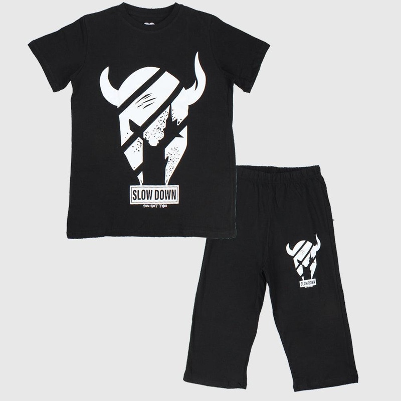 “Slow Down” Short-Sleeved Pajama