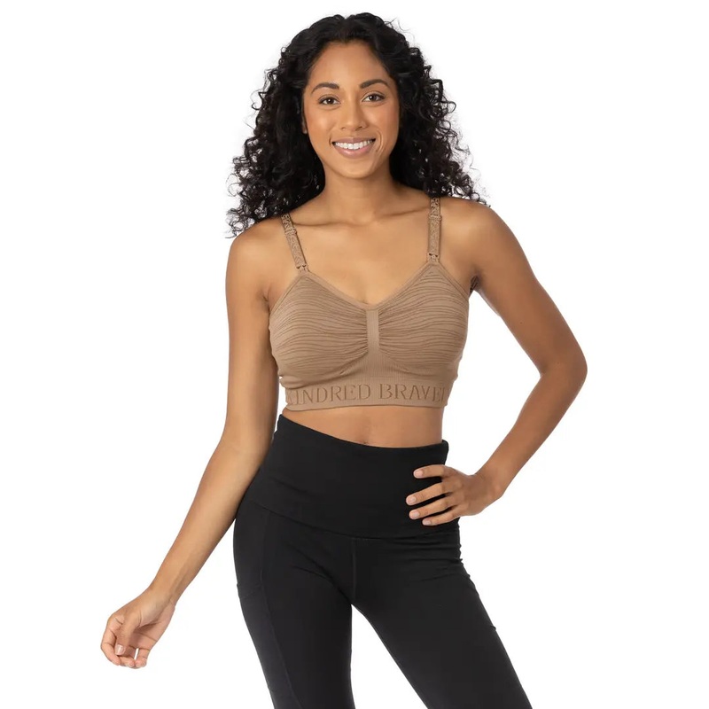 Sublime Hands-Free Pumping & Nursing Bra – Latte