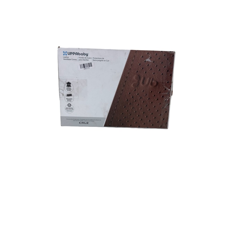 UPPAbaby 2015+ VISTA Leather Handlebar Covers, Saddle (Brown)