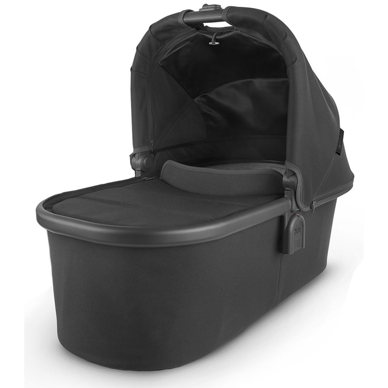 UPPAbaby Open Box 2020 Bassinet – Jake (Black/Carbon/Black Leather)