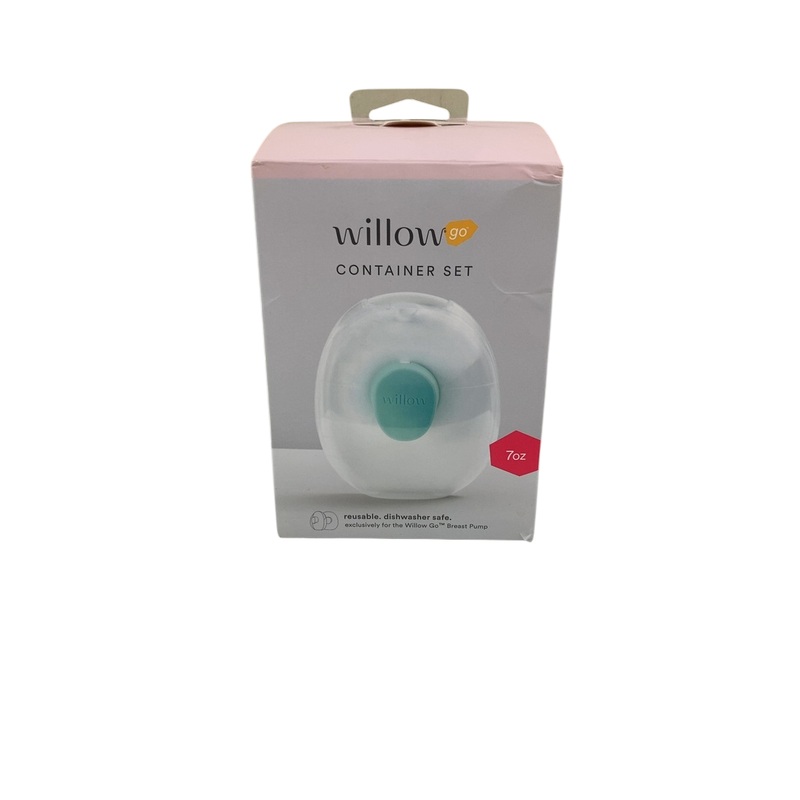 Willow Go 2-Pack Wearable Breast Pump Clear Containers