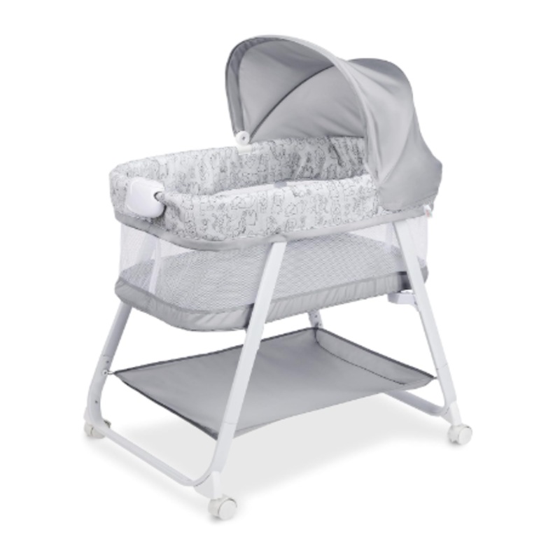 Bright Starts Disney Baby Winnie The Pooh Soothing Vibrations Baby Bassinet