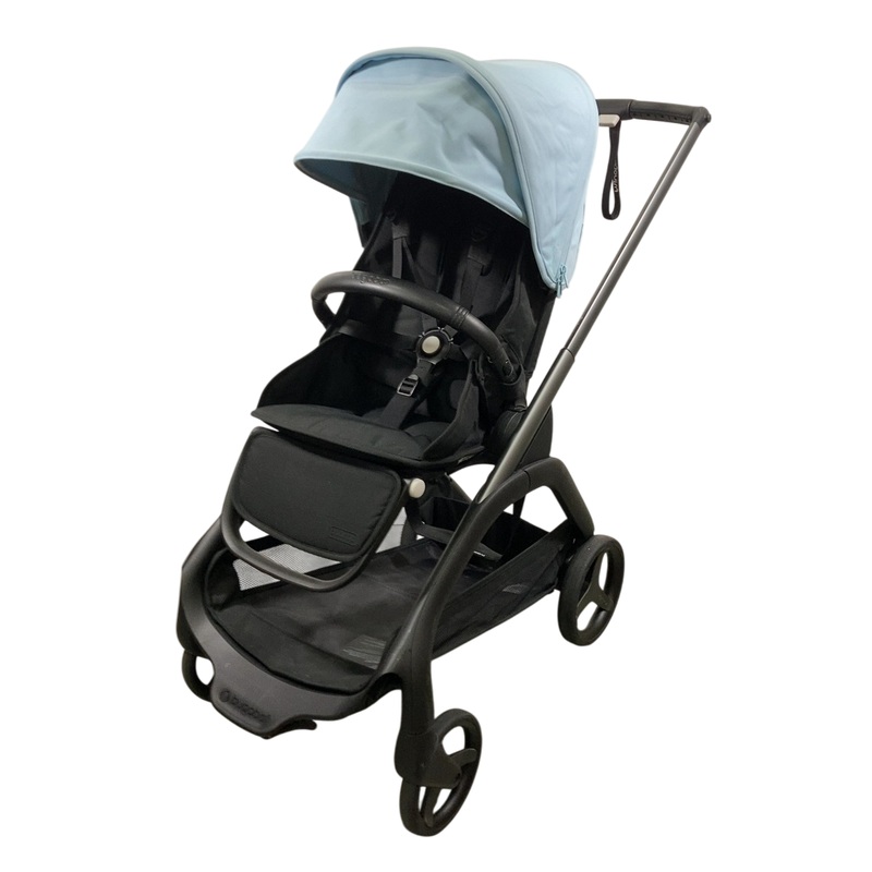 Bugaboo Dragonfly Stroller, 2023, Graphite, Midnight Black, Skyline Blue