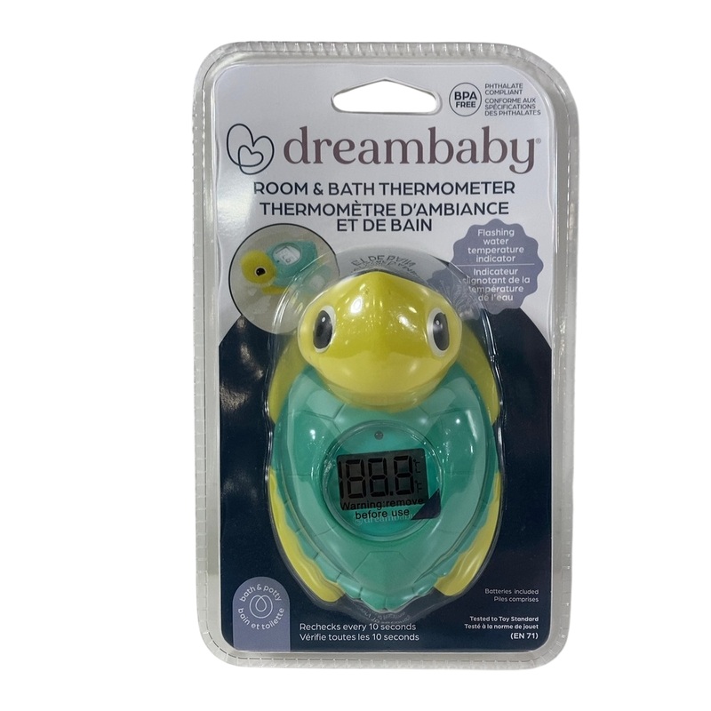 Dreambaby Room & Bath Thermometer, Turtle