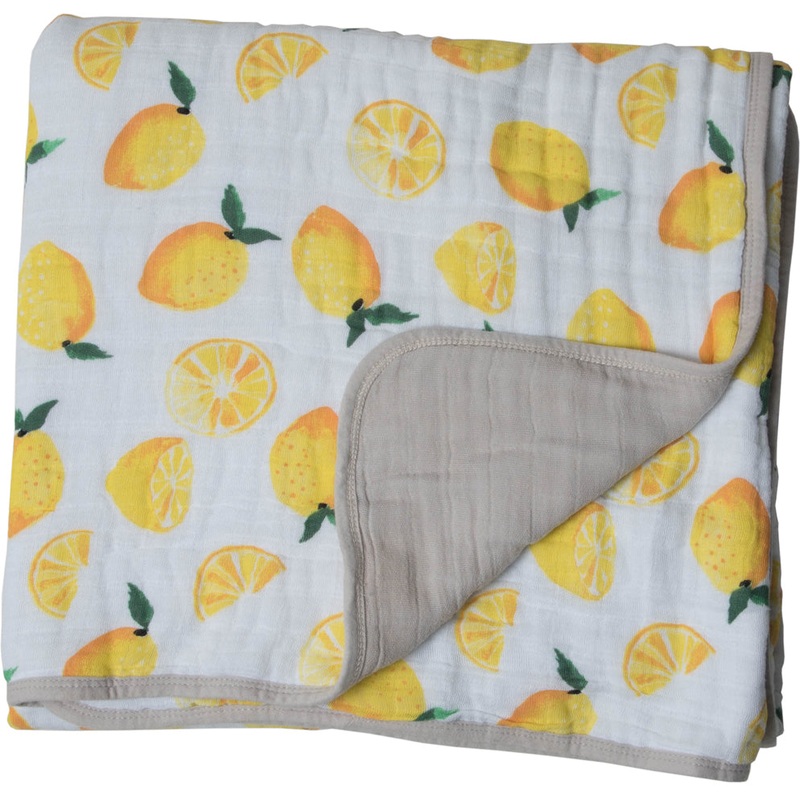 Little Unicorn Cotton Muslin Quilt – Lemon