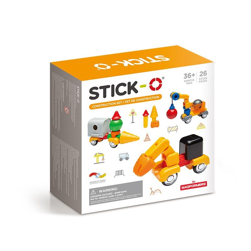 Magformers Stick-O Construction 26Pc Set