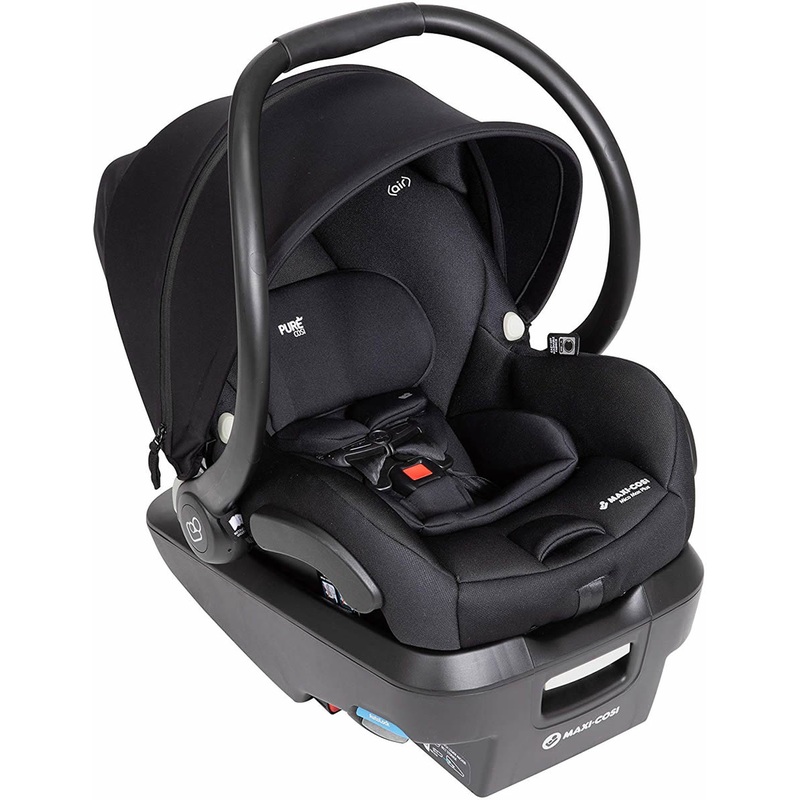 Maxi-Cosi Mico Max Plus Infant Car Seat – Onyx Bliss (Chem Free)