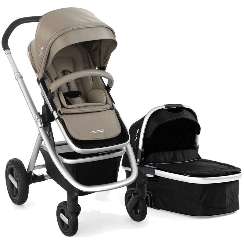 Nuna Ivvi Stroller & Bassinet – Safari/Caviar