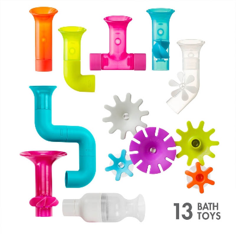 Pipes & Tubes & Cogs Bath Toy Set