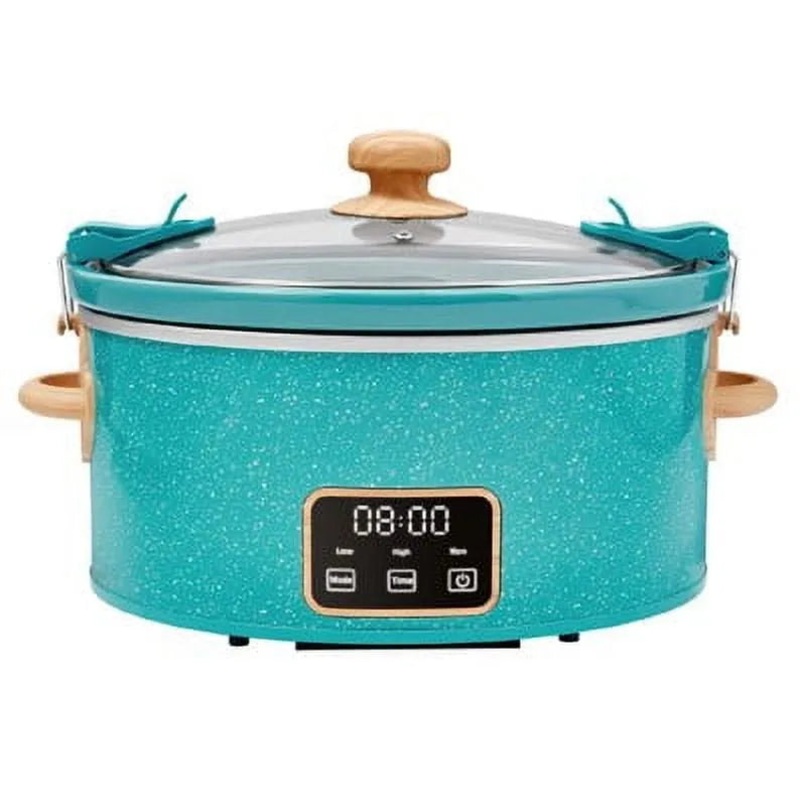 The Pioneer Woman 6 Qt Digital Slow Cooker with Locking Lid – Teal (See Description)