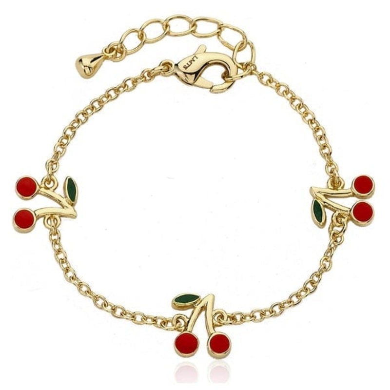Topaz&Ruby Cherry Bracelet (Newborn-Toddler)