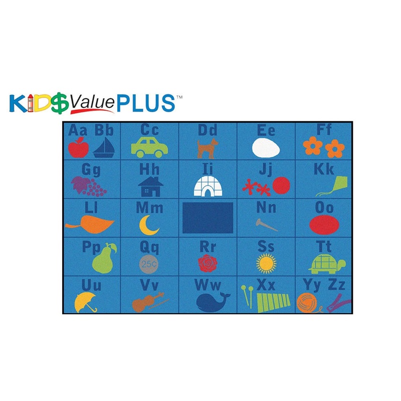 Alphabet Seating Value Rug PLUS (6′ x 9′)