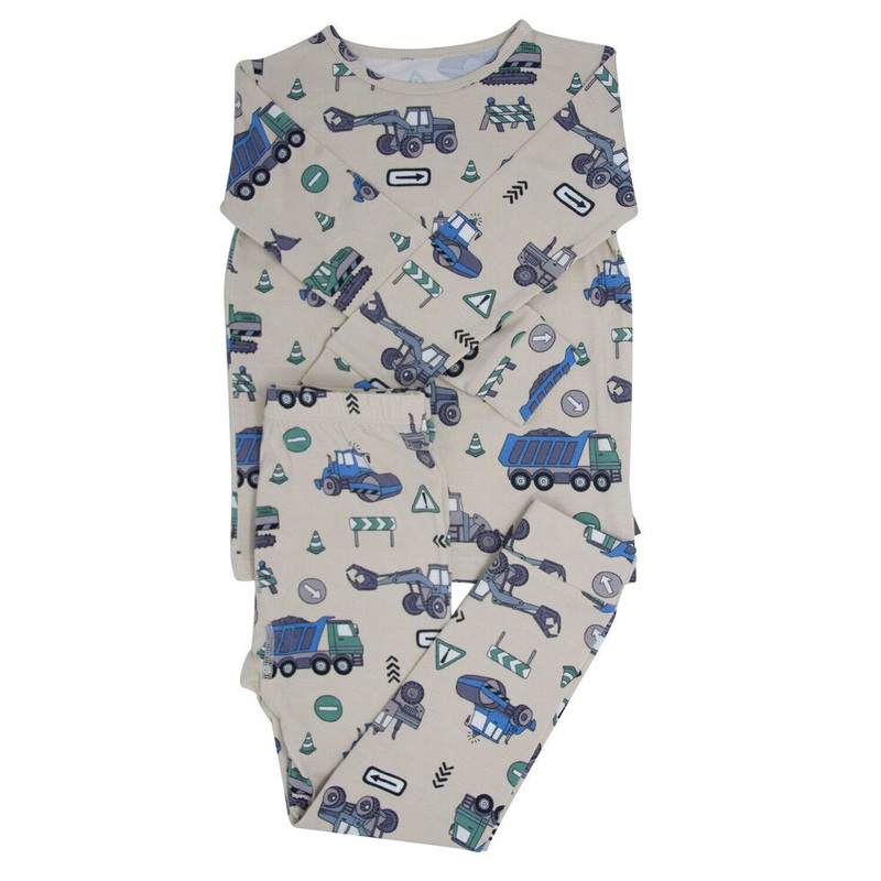 Long Sleeve Pajama Set – Construction Site