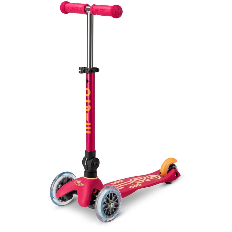 Micro Kickboard Foldable Mini Deluxe – Ruby Red