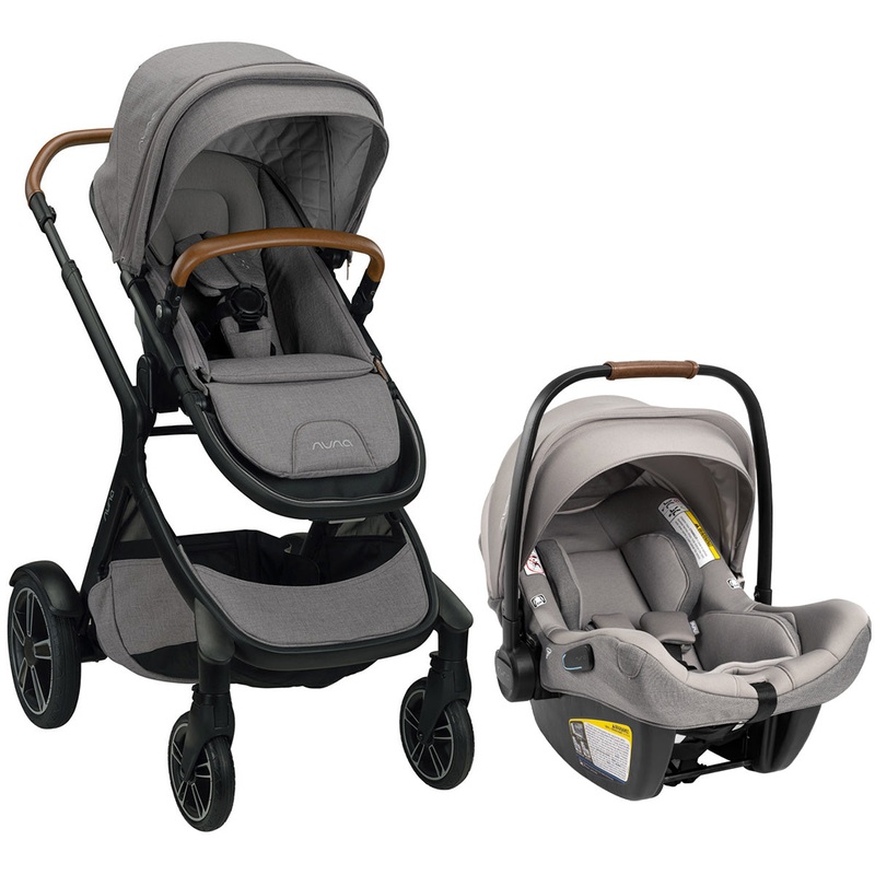 Nuna DEMI Grow + PIPA Lite RX Travel System Bundle – Frost/Frost