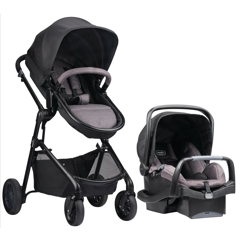 Pivot Modular Travel System with LiteMax Infant Car Seat – Casual Grey