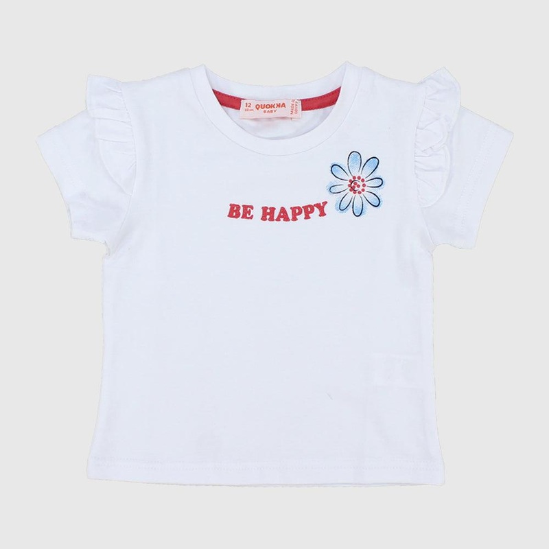 “Be Happy” Short-Sleeved T-Shirt